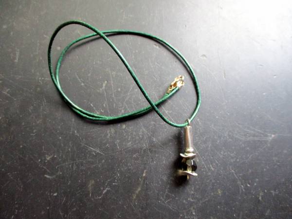 Kette, Lederband, Anhänger, Rauchquarz, Silber, Tropfen, Frauen, Mädchen