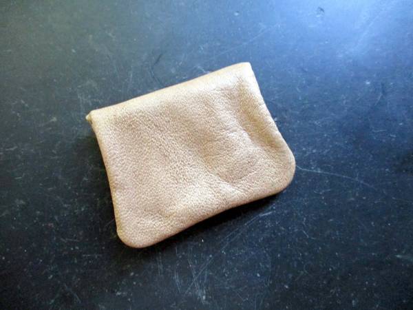 Schmuckbeutel, Beutel, Säckchen, Verpackung, hellbraun, Leder
