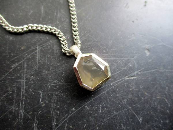 Anhänger, Sterlingsilber, Mondstein, beige, zisilisiert, Schmuck, Frauen