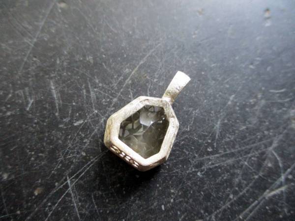 Anhänger, Sterlingsilber, Mondstein, beige, zisilisiert, Schmuck, Frauen