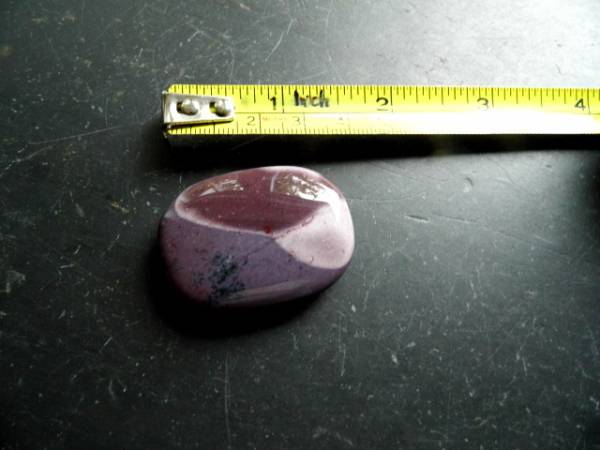 Handschmeichler, Seifenstein, Mookait, braun/lila, Deko