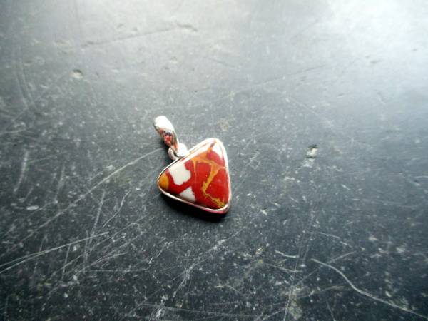 Sterlingsilber, Anhänger, Morena Jaspis, Jaspis, braun, bunt, Schmuck, Frauen