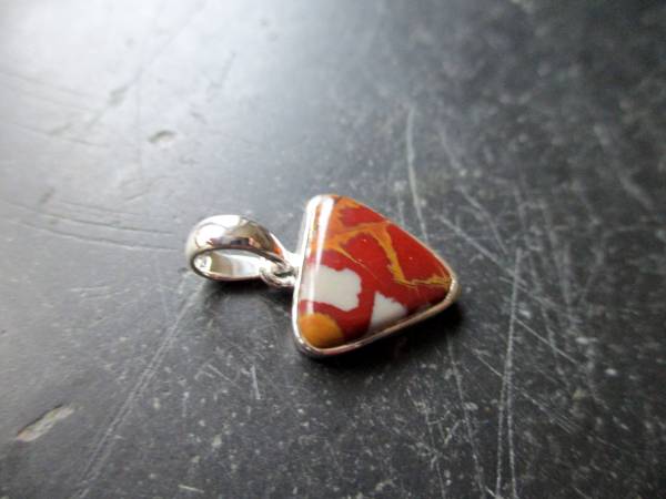 Sterlingsilber, Anhänger, Morena Jaspis, Jaspis, braun, bunt, Schmuck, Frauen