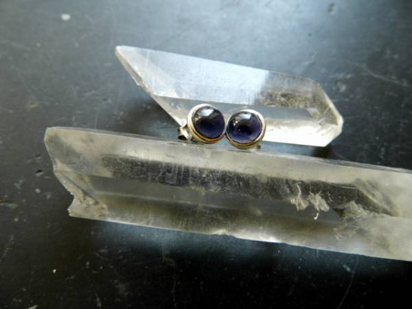 Ohrring, Ohrstecker, Sterlingsilber, Amethyst, lila, Frauen, Mädchen