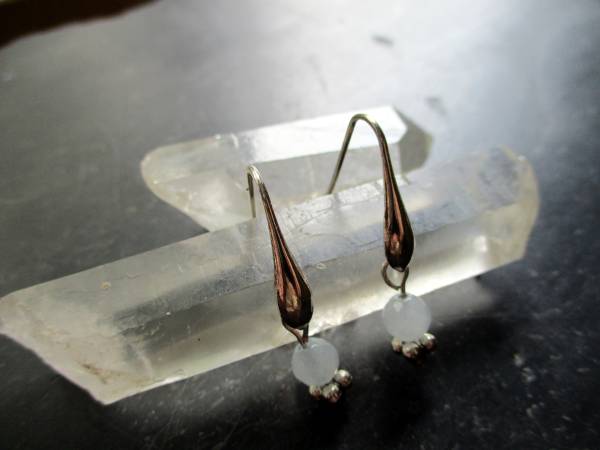 Ohrring, Ohrhänger, Sterlingsilber, Blauquarz, facettiert, Schmuck, Frauen