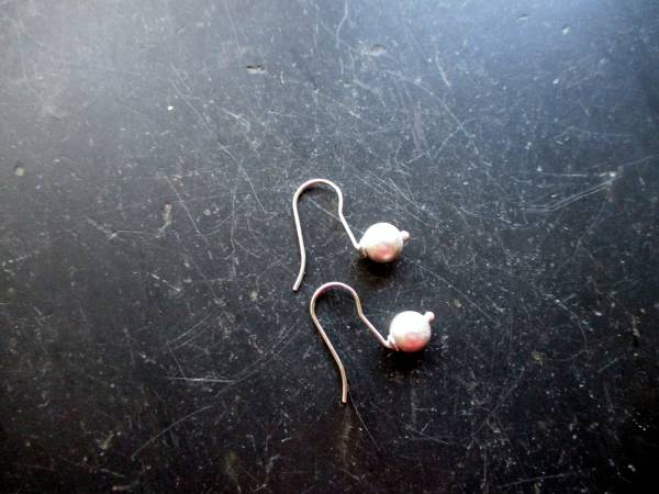 Ohrring, Ohrhänger, Sterlingsilber, Perle, Schmuck, Frauen