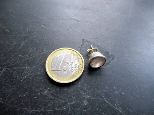 Ohrring, Ohrstecker, Silber, Rosenquarz, facettiert, rosa, Schmuck, Frauen