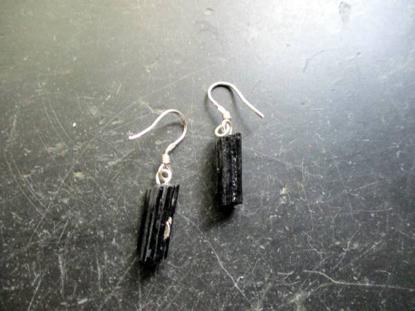 Ohrring, Ohrhänger, Ohrhaken, Sterlingsilber, Turmalin, Schmuck, Frauen