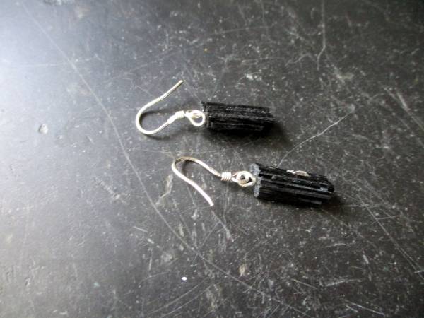 Ohrring, Ohrhänger, Ohrhaken, Sterlingsilber, Turmalin, Schmuck, Frauen