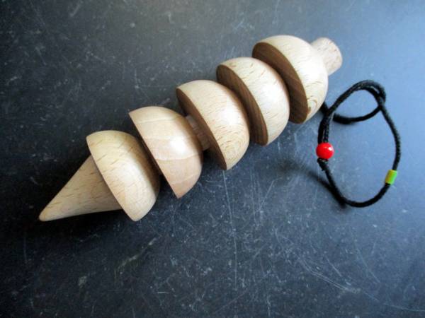 Osiris Pendel, Holz, Buche, natur, Osirispendel, ägyptisches Pendel, 5 Elemente