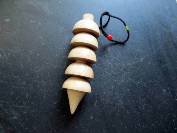 Osiris Pendel, Holz, Buche, natur, Osirispendel, ägyptisches Pendel, 5 Elemente