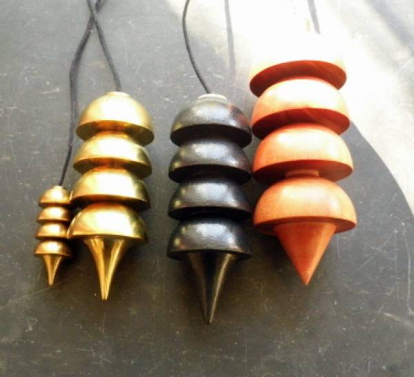 Osiris Pendel, Holz, schwarz, Osirispendel, ägyptisches Pendel