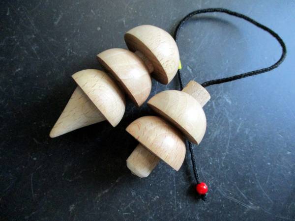 Osiris Pendel, Holz, Buche, natur, Osirispendel, ägyptisches Pendel, 5 Elemente