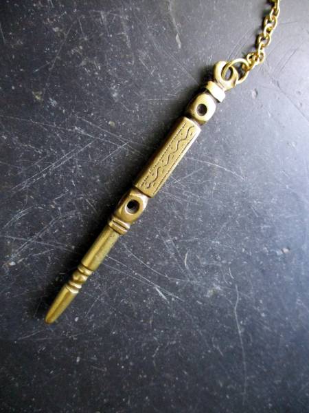 Pendel, spitz, verzeirt, Messing, Esoterik, Schamane, Wicca