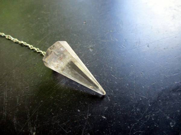 Sonderangebot, Pendel, Spitzpendel, Bergkristall, , facettiert, Wicca