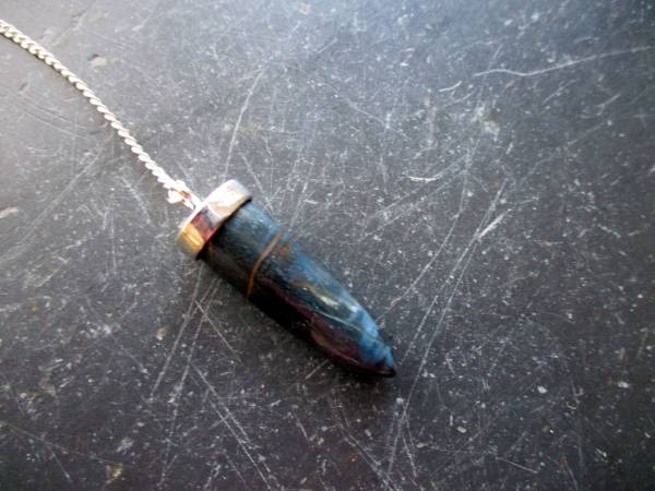 Pendel, Falkenauge, Metall, Spitzpendel, Magie, Esoterik