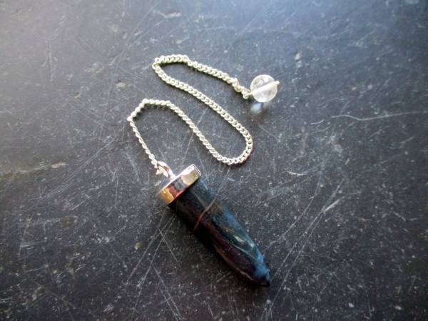 Pendel, Falkenauge, Metall, Spitzpendel, Magie, Esoterik