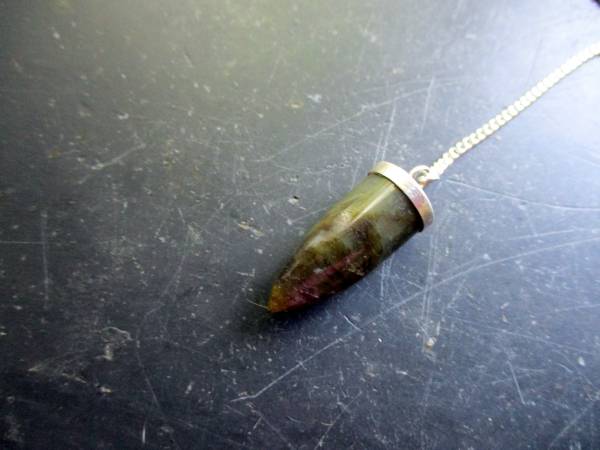 Pendel, Spitzpendel, Labradorit, Silber, Wicca, Esoterik, Magie