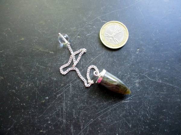 Pendel, Spitzpendel, Labradorit, Silber, Wicca, Esoterik, Magie