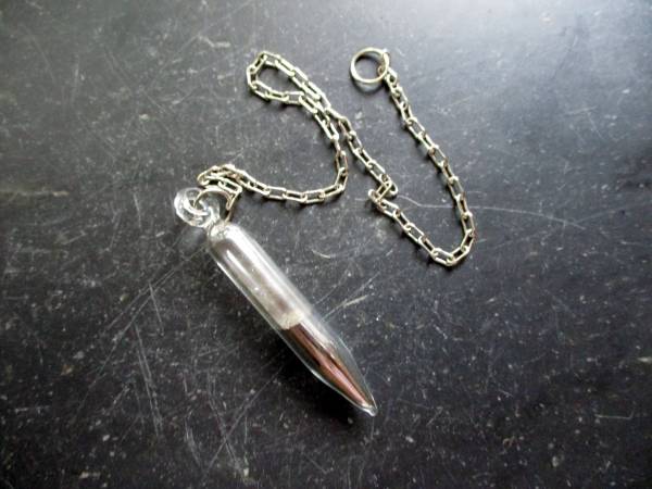 Pendel, spitz, Spitzpendel, Glas, Quecksilber, Esoterik, Schamane, Wicca