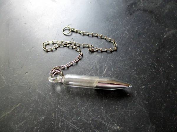 Pendel, spitz, Spitzpendel, Glas, Quecksilber, Esoterik, Schamane, Wicca