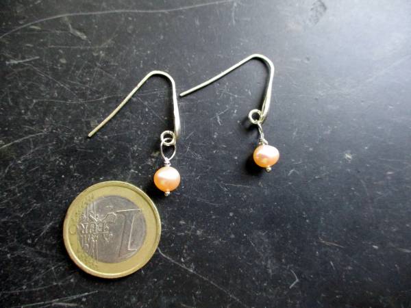 Ohrring, Ohrhänger, Silber, Süsswasserperle, weiß, Braut, Schmuck