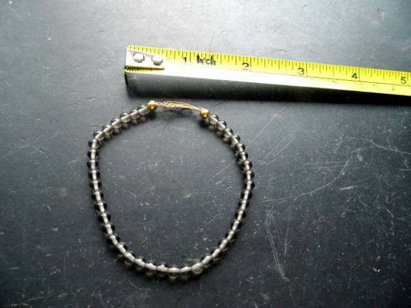 Armband, Symbol Armband, Rauchquarz, silber, vergoldet, Flügel, Engel, hellbraun