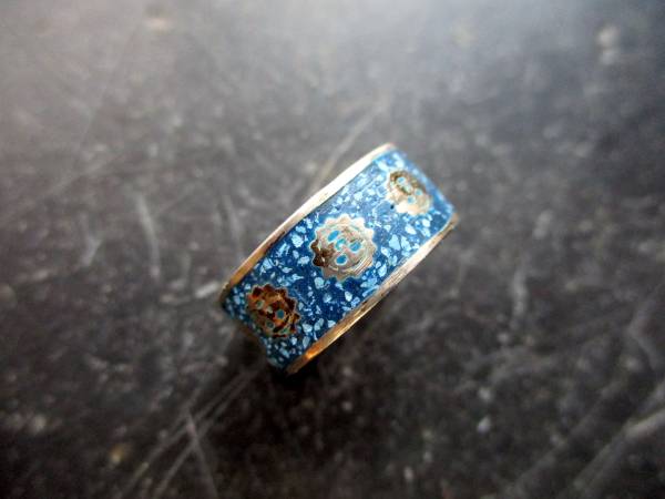 Ring, Sterlingsilber, Einlegearbeit, Türkis, Sonne, Mexico, Schmuck, Sonderangebot