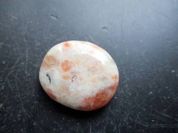 Seifenstein, Handschmeichler, Sonnenstein, orange, Deko, Edelstein