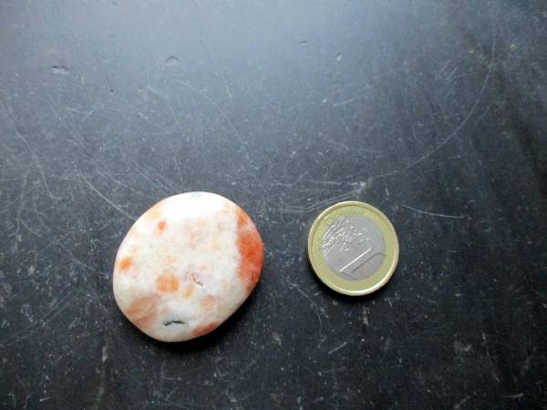 Seifenstein, Handschmeichler, Sonnenstein, orange, Deko, Edelstein