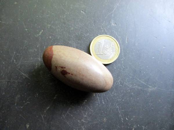 Edelstein, Indien, Shiva Lingam, grau, braun, Meditation