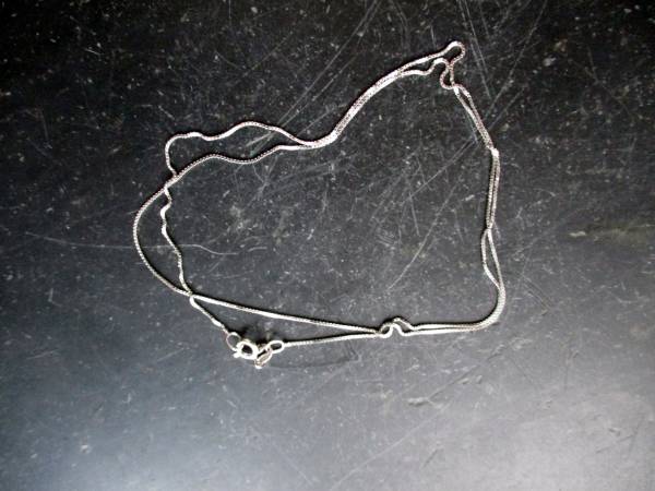 Kette, Silberkette, Venezianerkette, fein,  Sterlingsilber, 50 cm