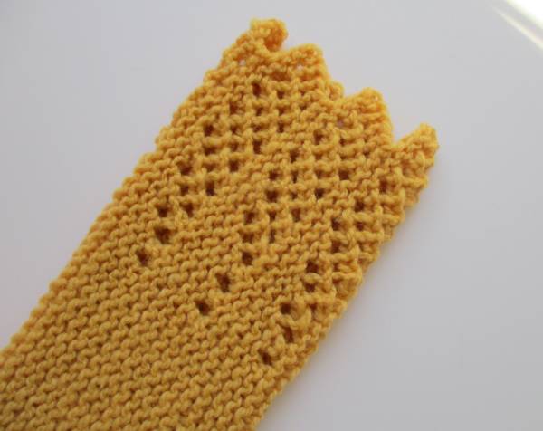 Stulpen, Armstulpen, Pulswärmer, gestrickt, Wolle(Schaf), gelb