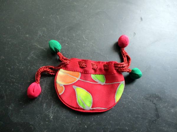 Schmuckbeutel, Beutel, Säckchen, Verpackung, bunt, Seide, gefüttert