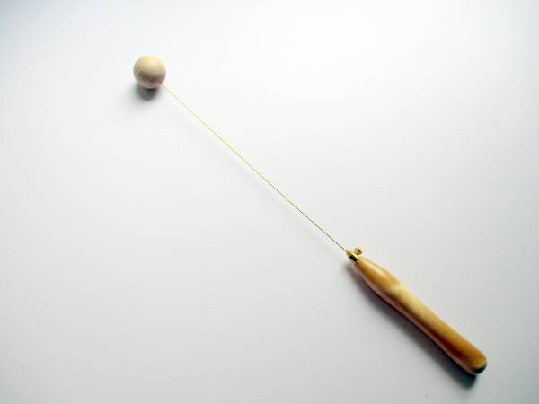 Einhandrute, Tensor, Wünschelrute, Rute, groß, Holz, Kugel, Ring, zerlegbar
