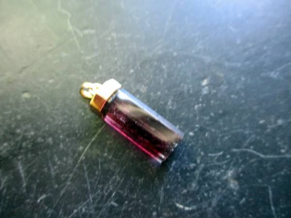 Anhänger,  Gold, 585, Turmalin, rosa, Stab, Schmuck, Frauen