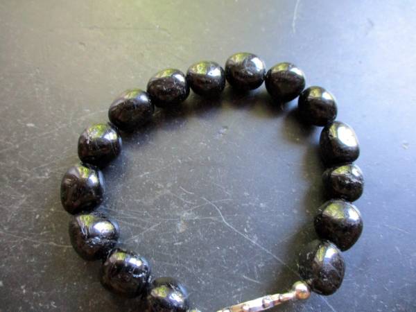 Armband, Turmalin, schwarz, Steuerrad, Schmuck, Männer