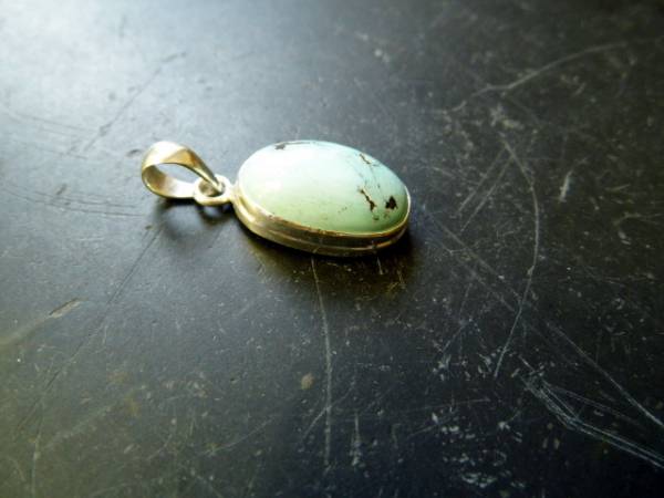 Anhänger, Türkis, Sterlingsilber, oval, blau, türkis, Schmuck, Unisex