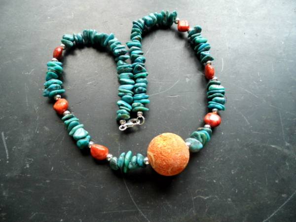 Kette, Koralle, Türkis, rot, türkisfarben, Silber, Schmuck, Kugel