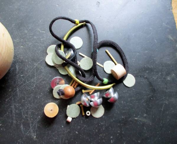 Universal Pendel, groß, Universalpendel, Holz, schwarz, 6.6