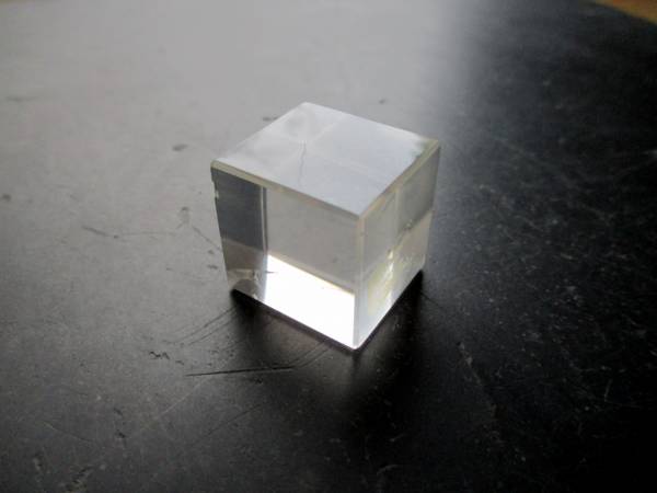 Edelstein, Würfel, Bergkristall, klar, weiß, Deko, Meditation